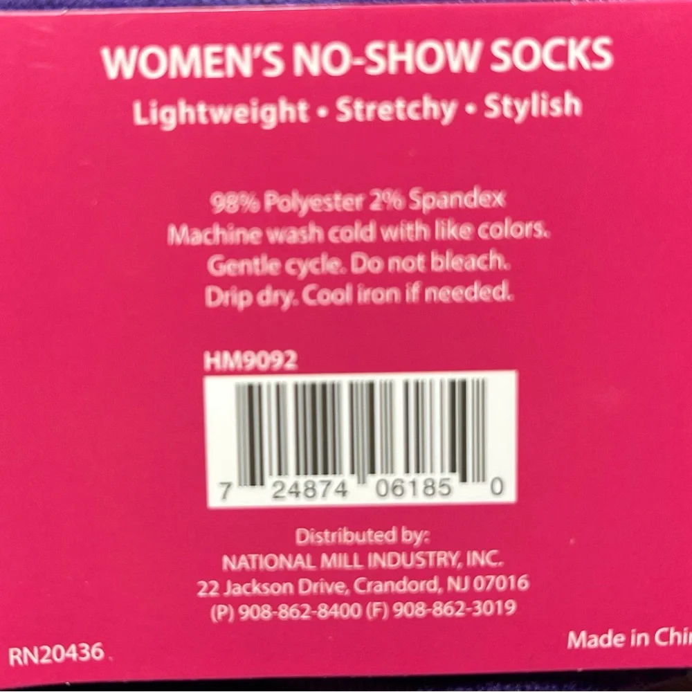 Comfy Lifestyle NWT 4 Pairs‎ of Women's Ankle Socks